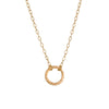 Rolled Gold Dainty Karma Necklace - Lulu + Belle Jewellery