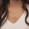 Rolled Gold Dainty Karma Necklace - Lulu + Belle Jewellery