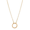 Rolled Gold Karma Necklace - Lulu + Belle Jewellery