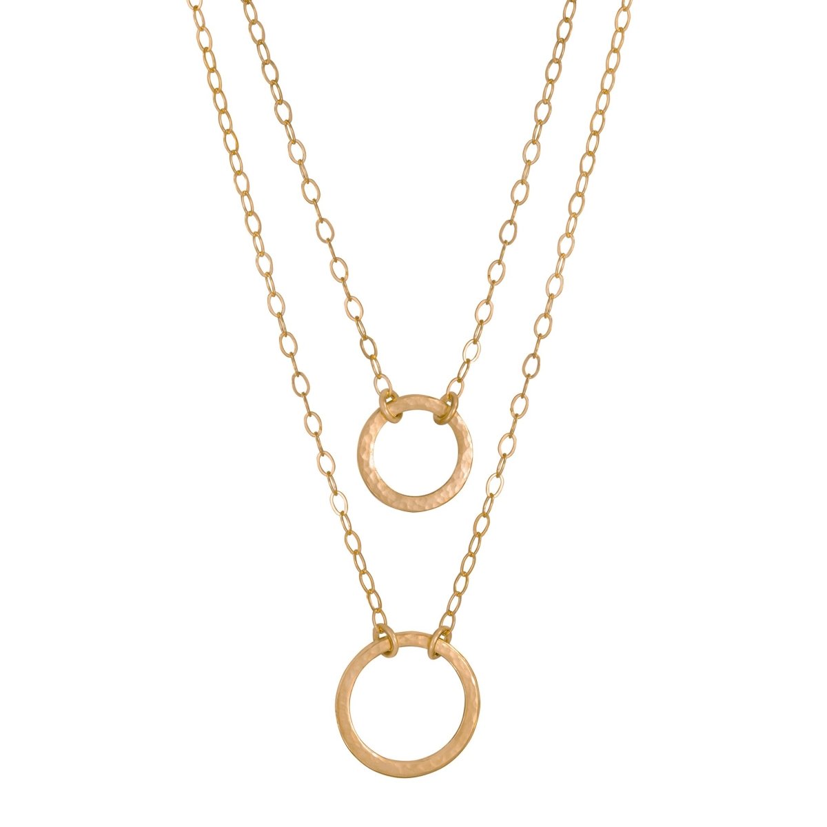 Rolled Gold Layered Karma Necklace - Lulu + Belle Jewellery