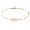 Rose disc bracelet gold - Lulu + Belle Jewellery