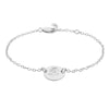 Rose disc bracelet silver - Lulu + Belle Jewellery