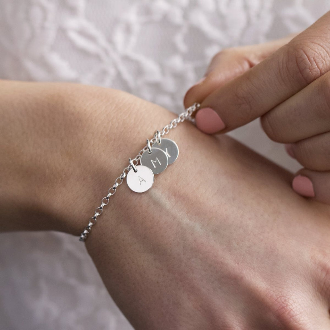 Initial Bracelet (Silver)