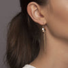 Silver Long Fringe Earrings - Lulu + Belle Jewellery