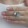 Silver Personalised Name Necklace + Birthstone - Lulu + Belle Jewellery