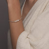 Triple Freshwater Pearl Bracelet Silver - Lulu + Belle Jewellery